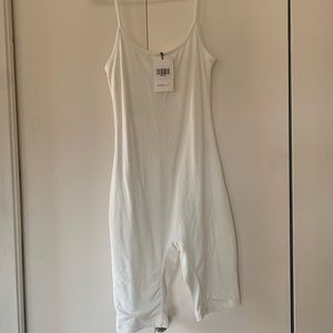 White Bumpsuit size small NWT